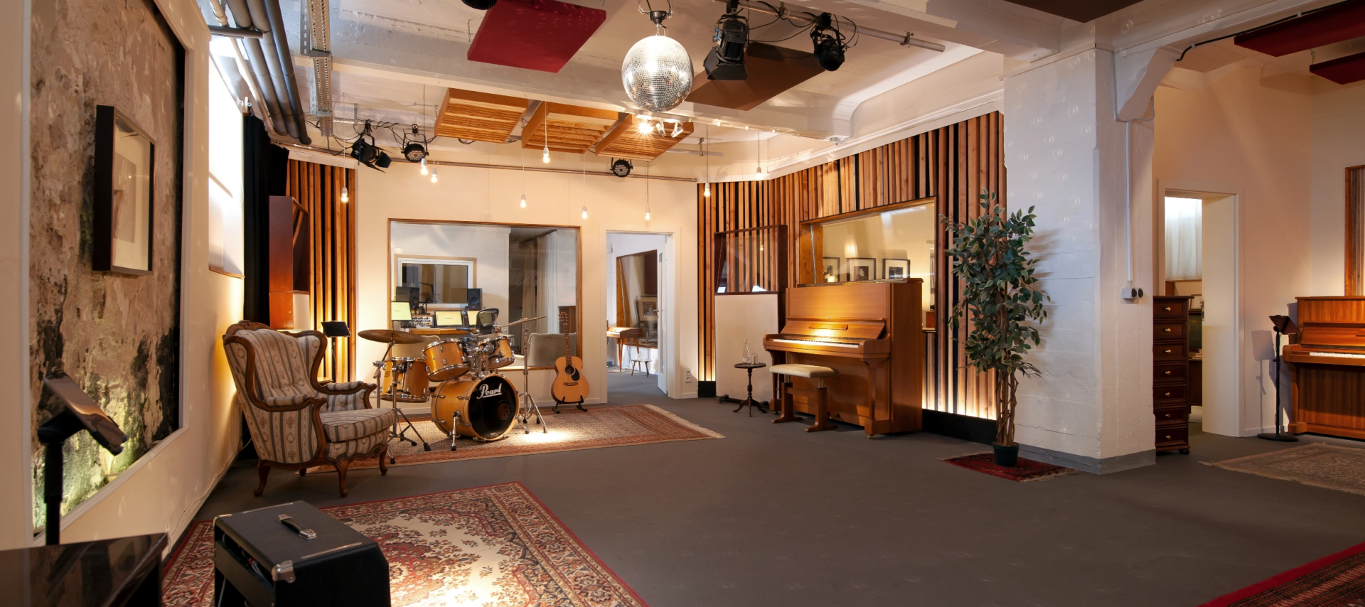 Tonstudio in Darmstadt - Blick ins Klangkantine Studio A